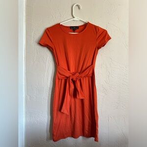 ❤️‍🔥2/$20❤️‍🔥Derek Heart Size Small Ribbed Dress With Tie Front